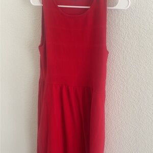 Draper James Bright Red Casual Dress